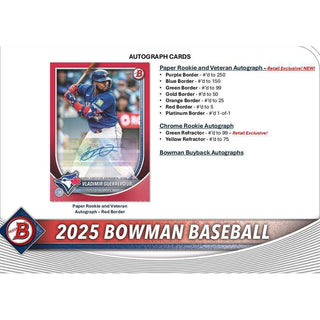 2025 Bowman Baseball Blaster Box
