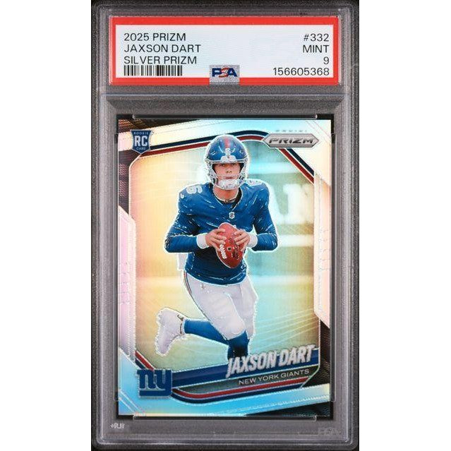 2025 Prizm Jaxson Dart Silver Prizm PSA 9