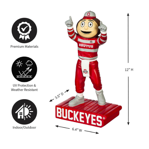 Ohio State University Buckeyes Mascot Statue