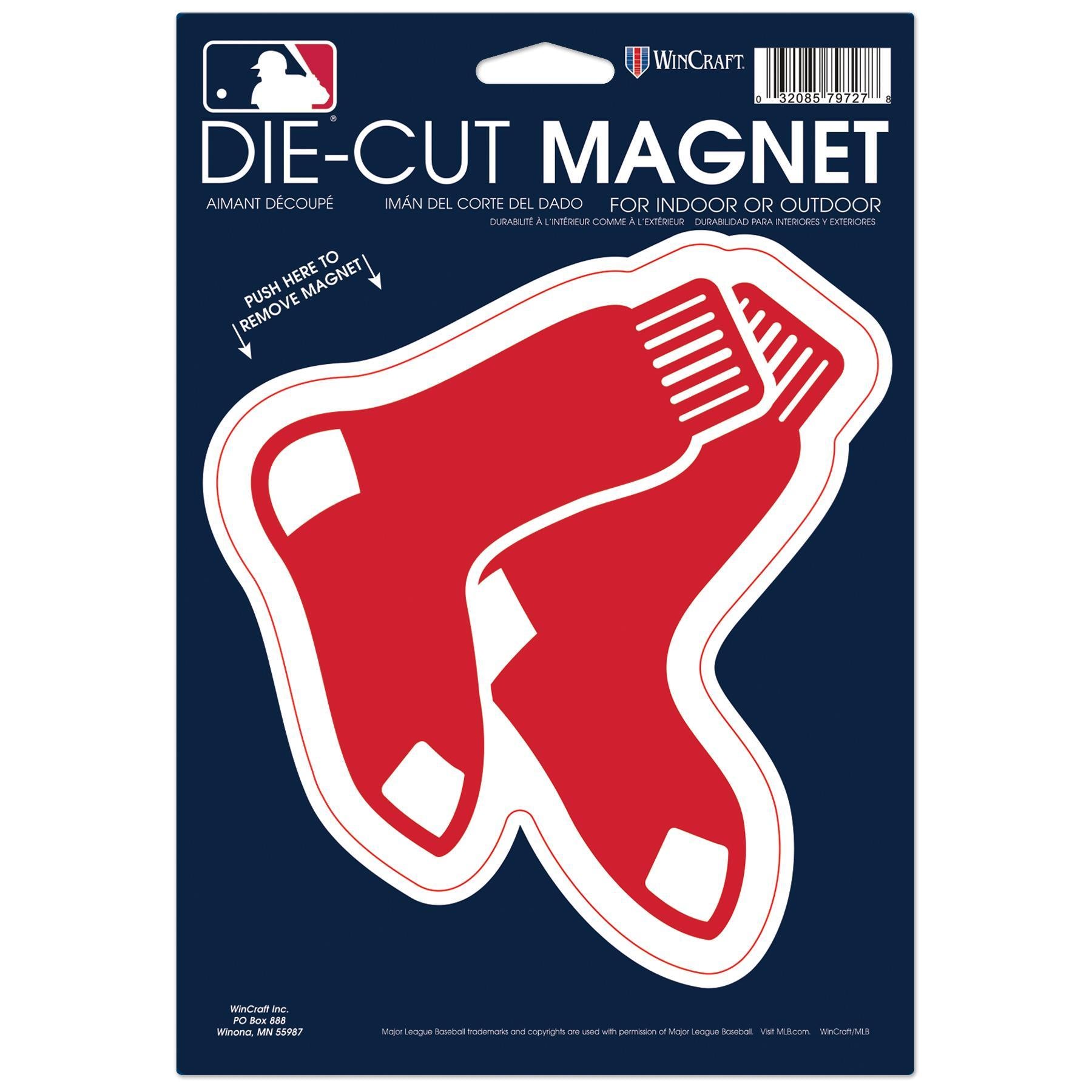 Boston Red Sox Indoor/Outdoor Magnet – Officially Licensed MLB