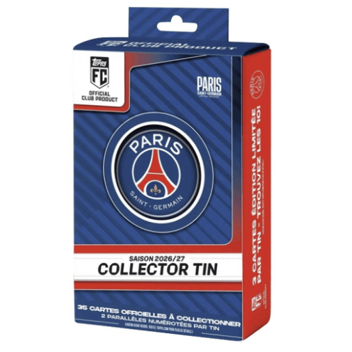 2026-27 Topps Soccer Paris Saint-Germain FC Club Collector Tin