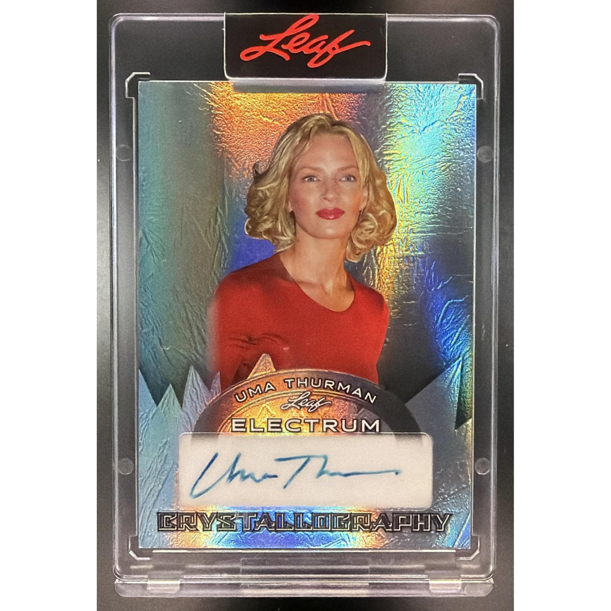 Uma Thurman 2024 Leaf Electrum #C-UT1 Non-Grade Auto