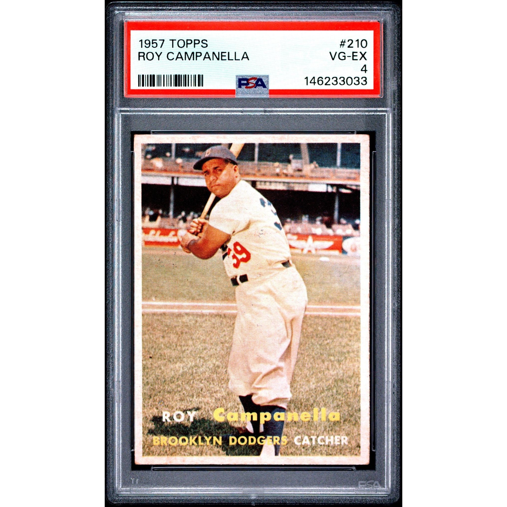 Roy Campanella 1957 Topps #210 PSA 4
