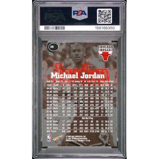 Michael Jordan 1997 Skybox Premium #29 PSA 6