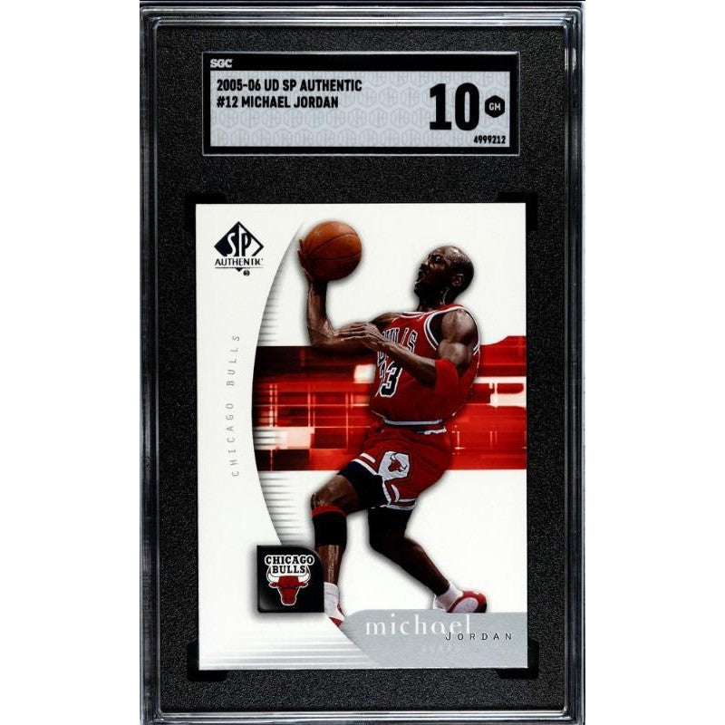 Michael Jordan 2005-06 Upper Deck SP Authentic #12 SGC 10