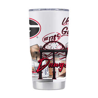 Tumbler: Georgia Campus Icons 20oz