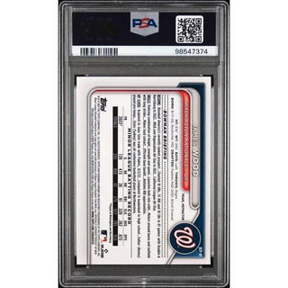 James Wood 2024 Bowman Chrome Prospects Pearl Ref. #BCP91 PSA 10