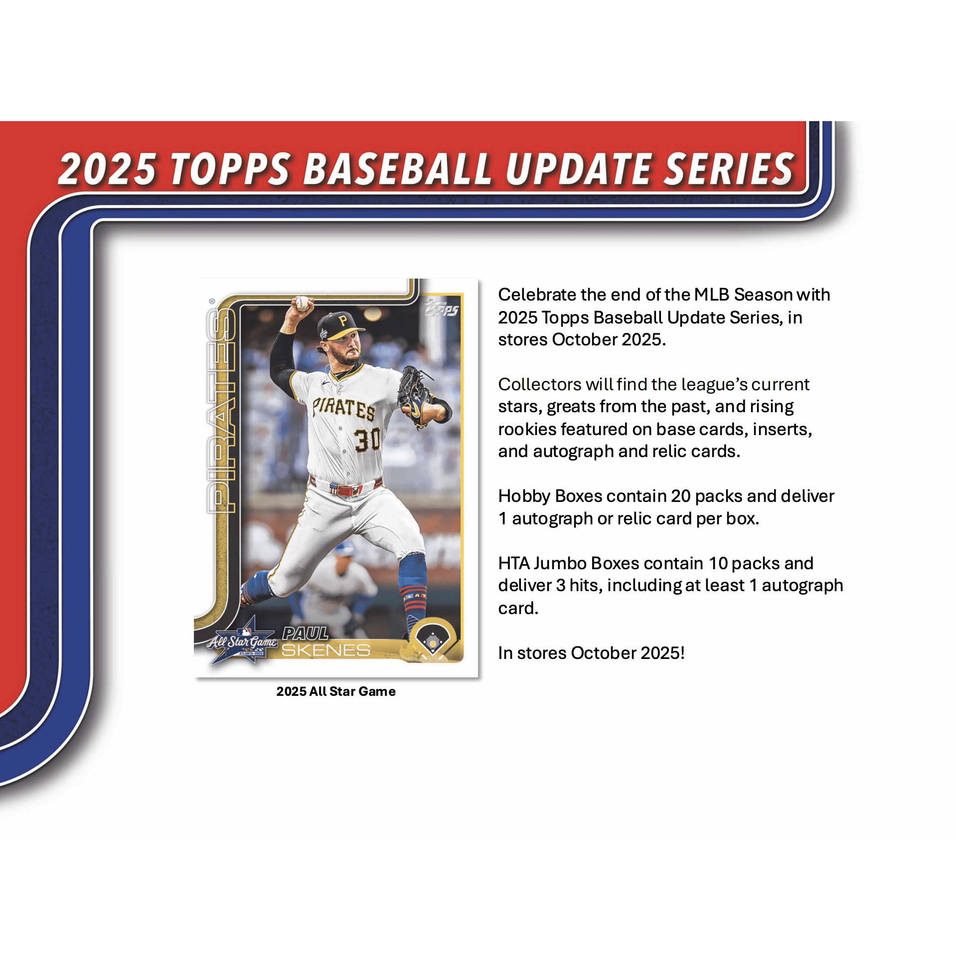 2025 Topps Update Series Baseball Jumbo Pack