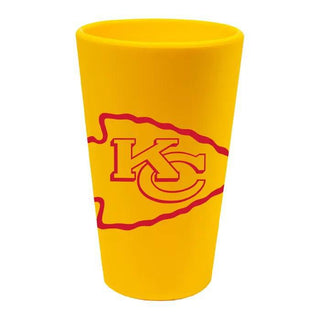 Silicone Pint Glass: Kansas City Chiefs – 16 oz