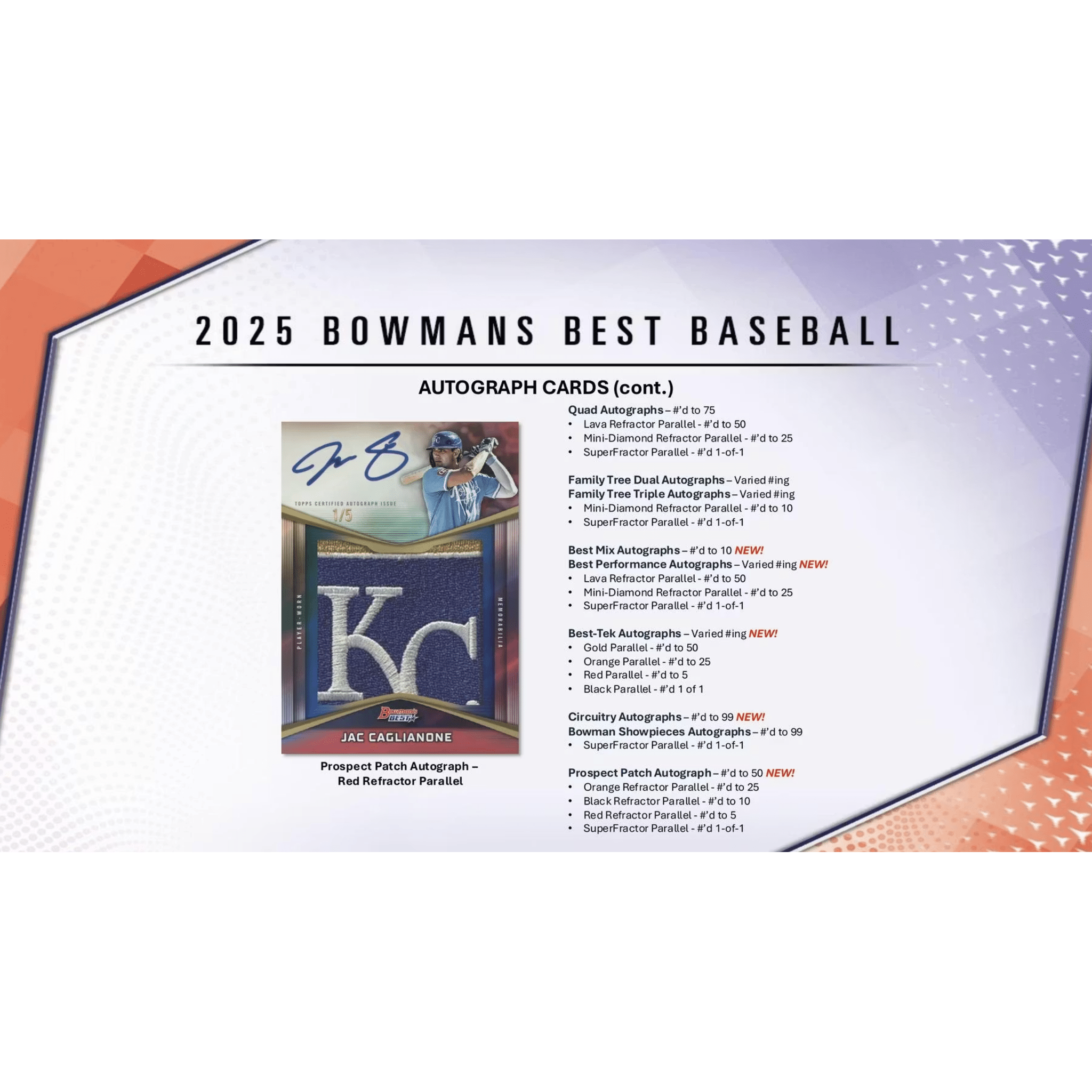 2025 Bowman's Best Baseball Hobby Box