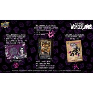 2025 Upper Deck Tiny Tina's Wonderlands Hobby Box