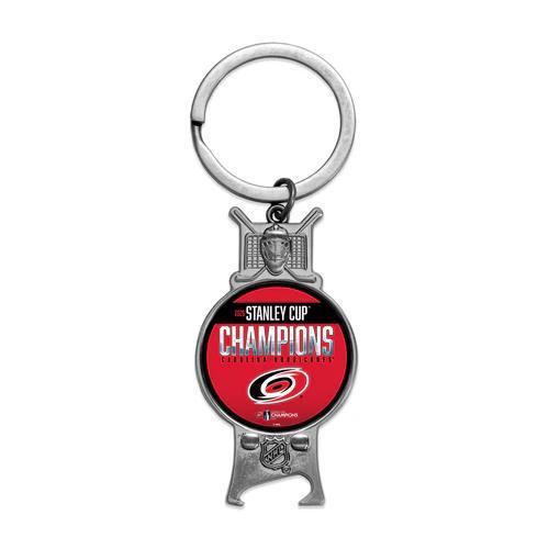 Carolina Hurricanes 2026 Stanley Cup Champions Sculpted Bottle Opener Keychain