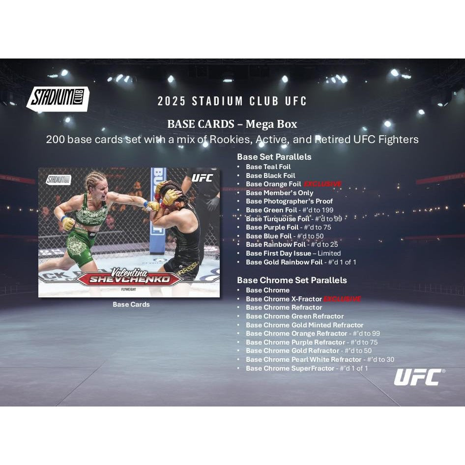 2025 Topps UFC Stadium Club Mega Box