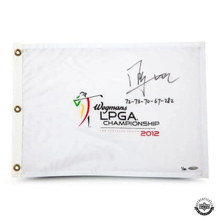 Autographed LPGA Championship Pin Flag: Shanshan Feng