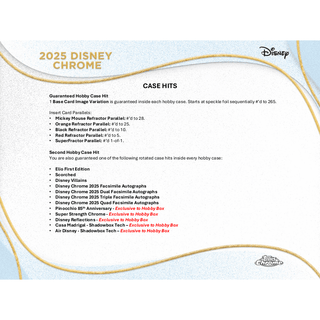 2025 Topps Chrome Disney Hobby Box