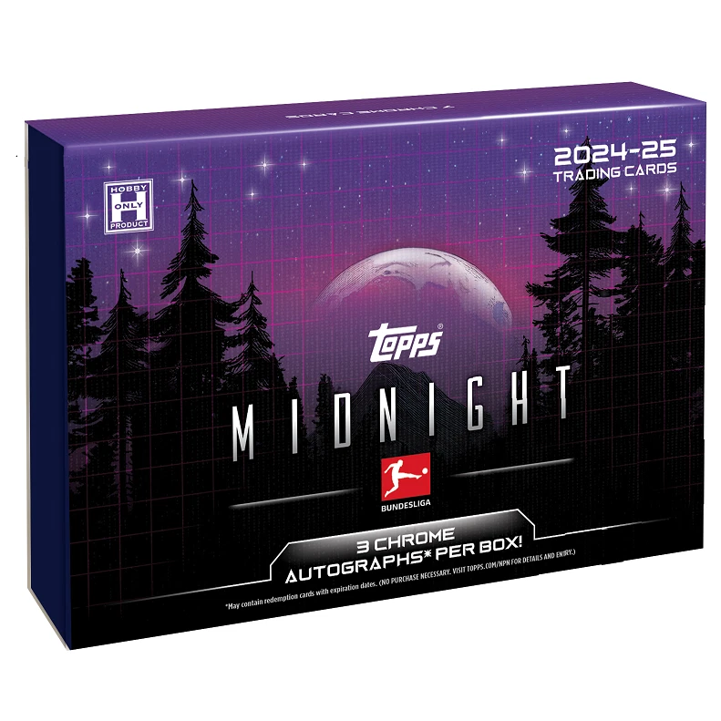 2024-25 Topps Bundesliga Midnight Soccer Hobby Box