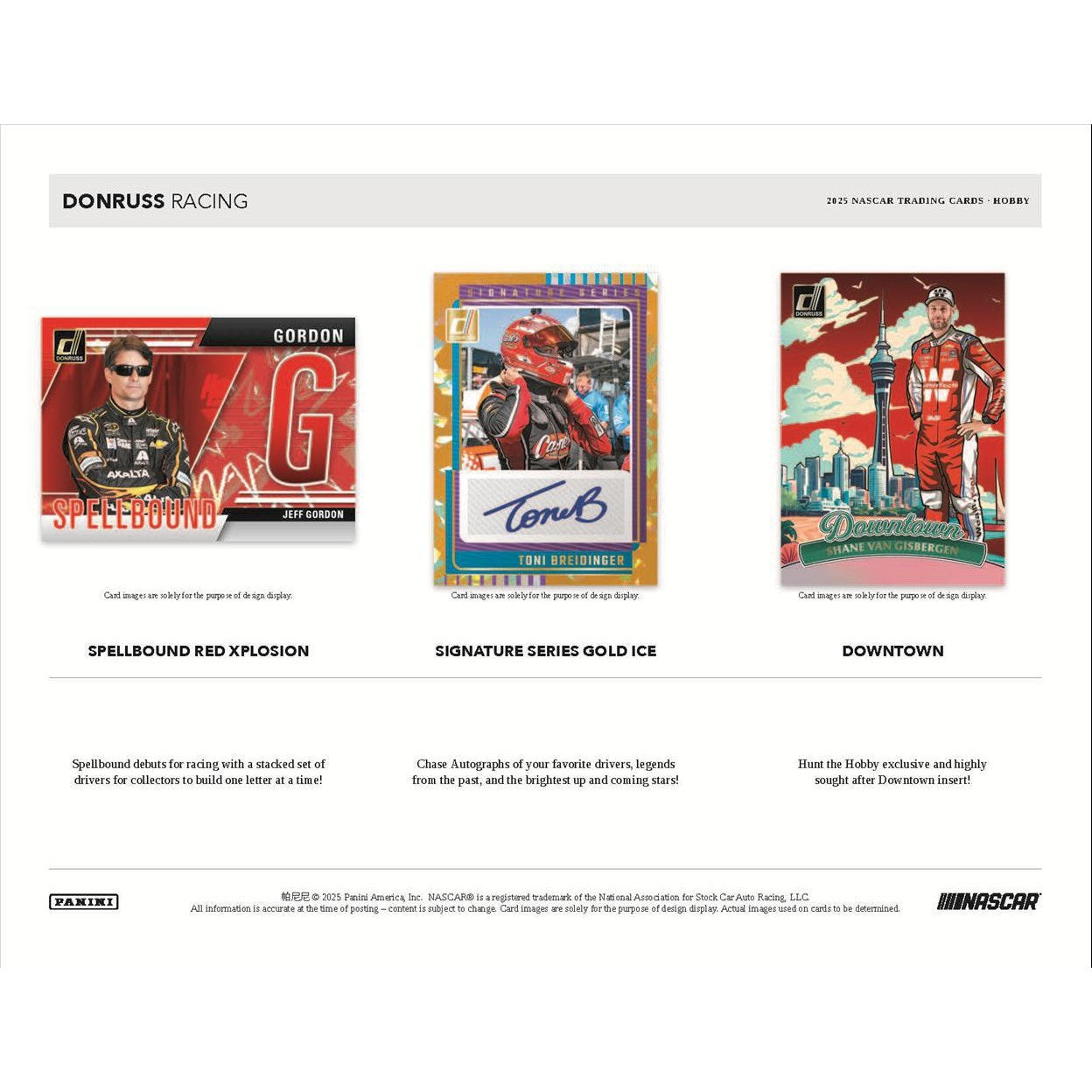 2025 Panini Donruss Racing Hobby Box