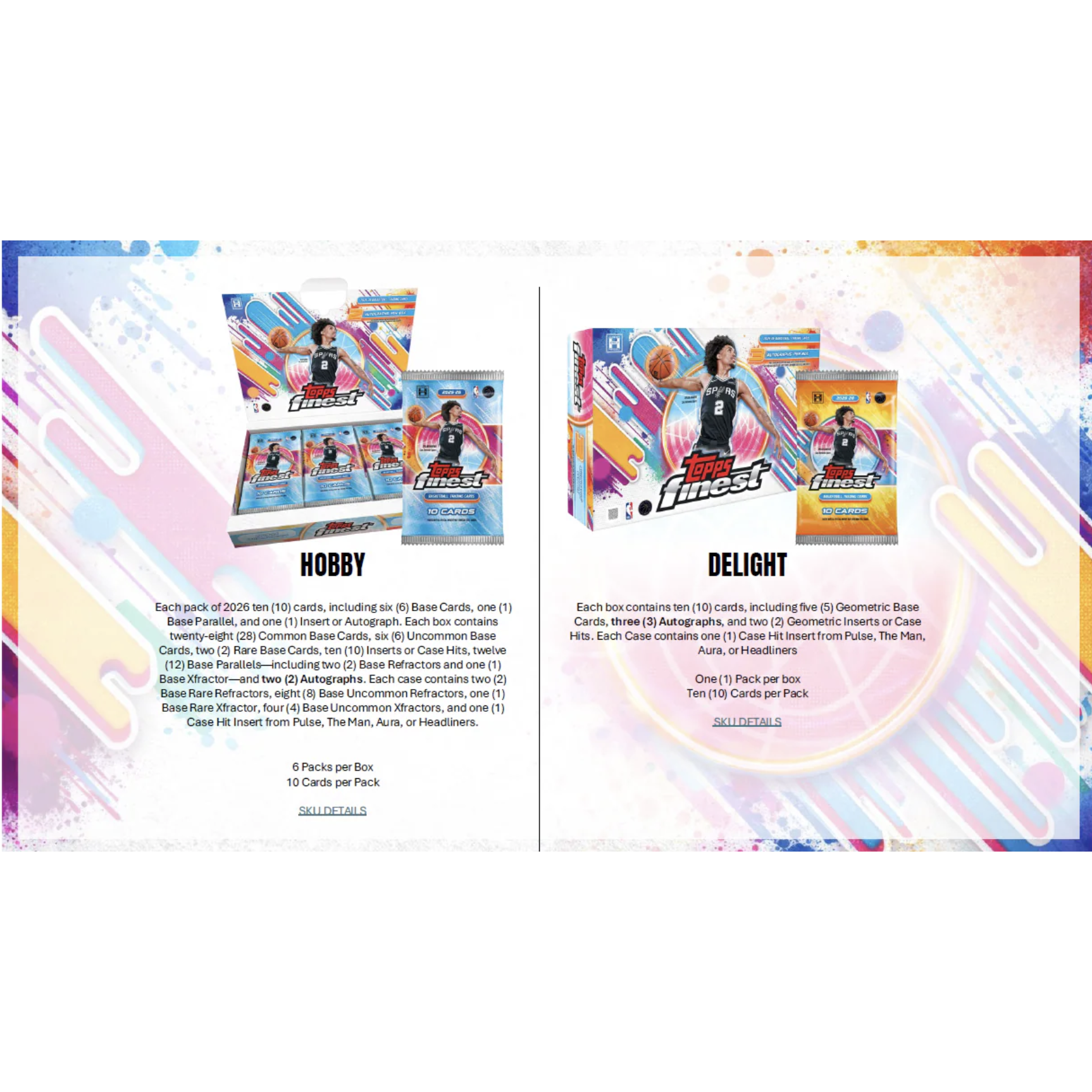 2025-26 Topps Finest Basketball Hobby Box