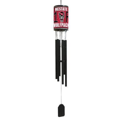 NC State Wolfpack Wind Chime – 33" Matte Black Finish