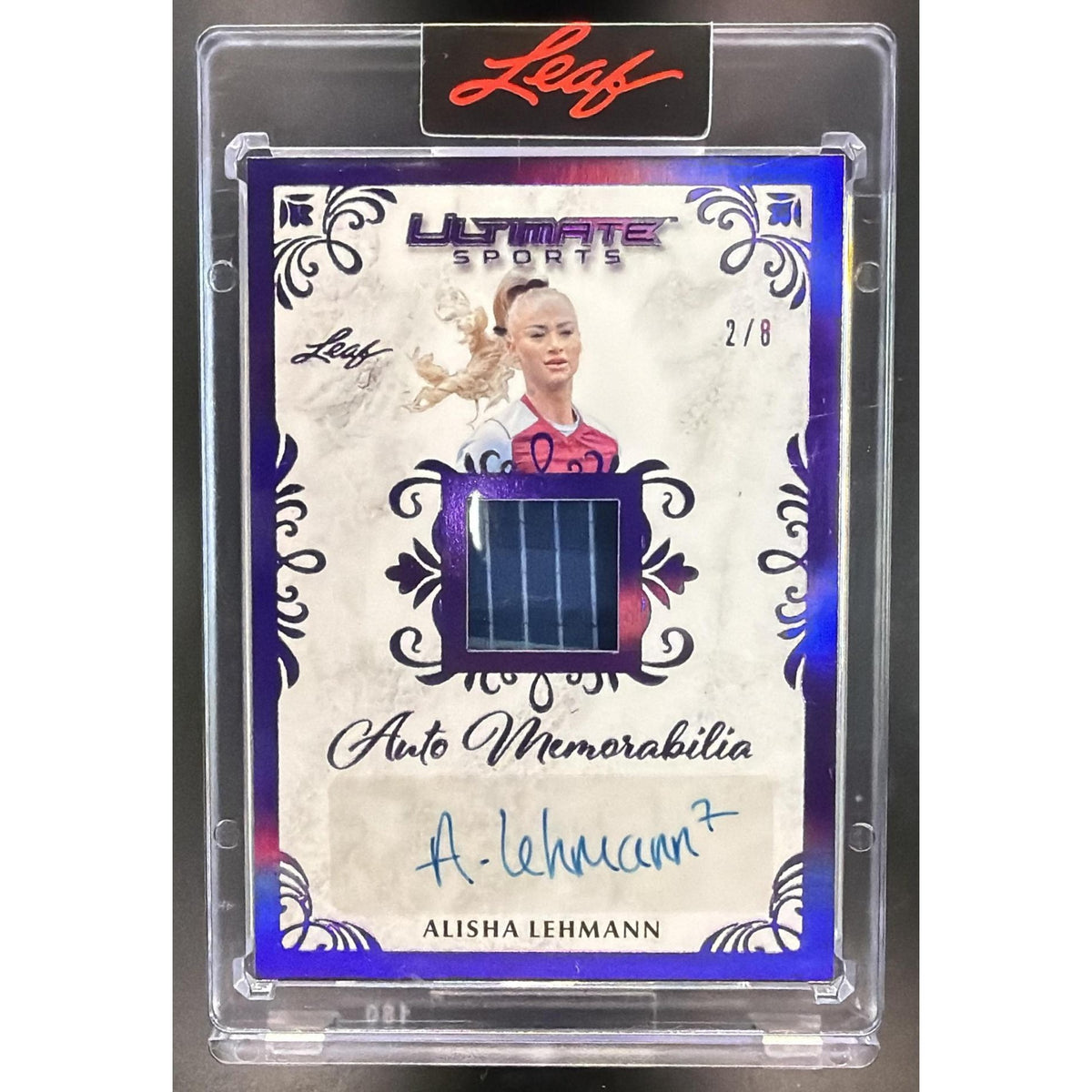 Alisha Lehmann 2024 Leaf #AM-AL1 Non-Grade Auto Numbered 2/8
