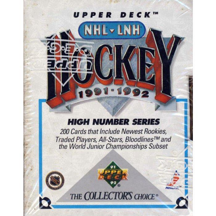 1991-92 Upper Deck Collector's Choice High Series Hockey - Factory Sealed Box