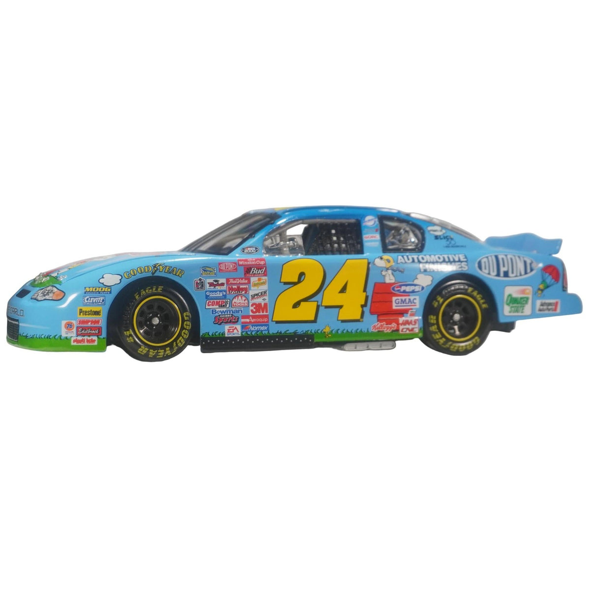 Jeff Gordon #24 DuPont PEANUTS 2000 Monte Carlo 1:24 Die-Cast by Action Racing