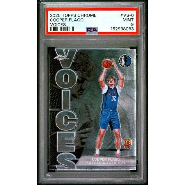 2026 Topps Chrome #VS-6 Cooper Flagg Voices PSA 9