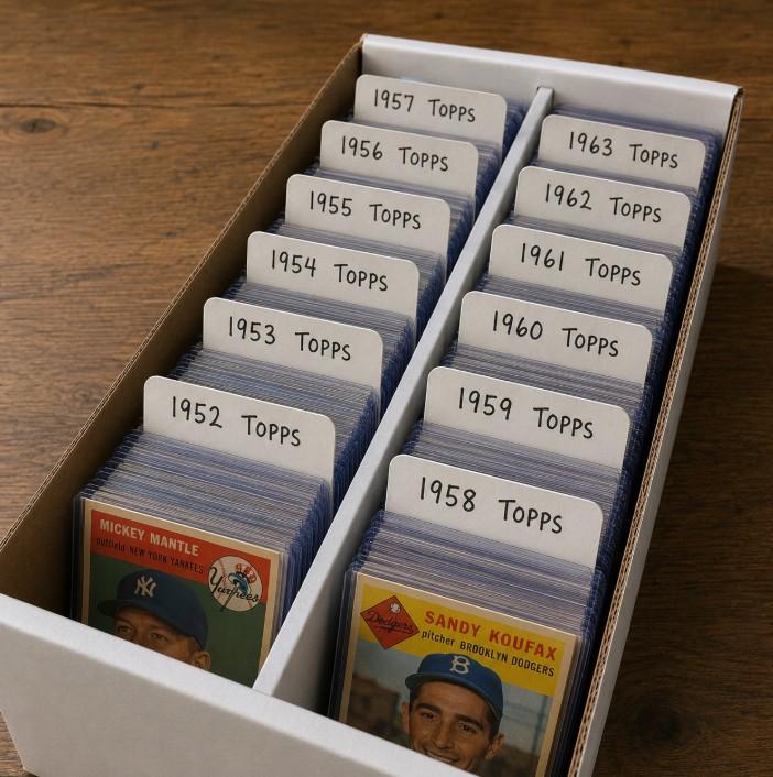 CARDIACS Card Storage Dividers – White 10 Pack