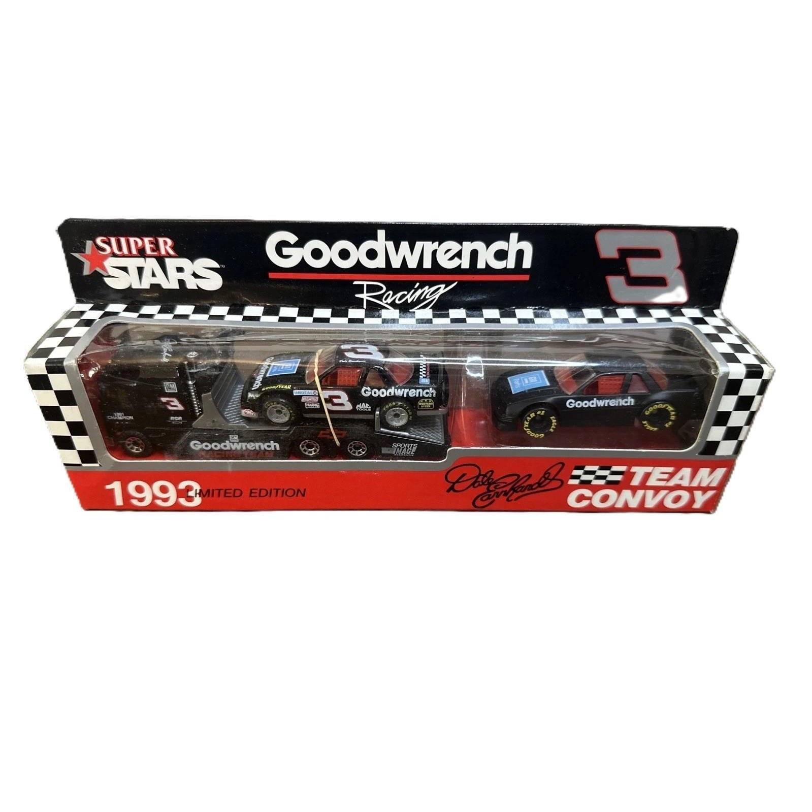 Die Cast 1/43 Scale: Dale Earnhardt #3 1993 Matchbox Super Stars Team Convoy Ltd. Ed.