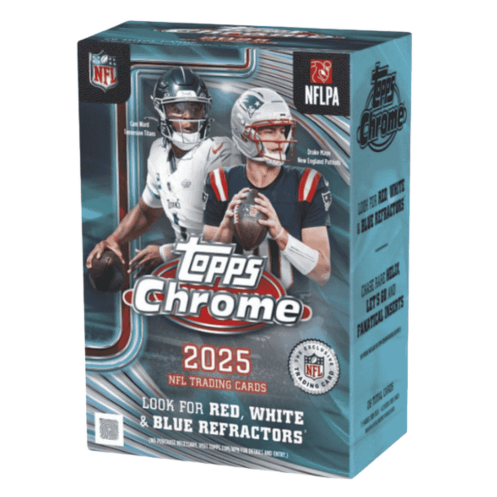 2025 Topps Chrome Football Blaster Box – CARDIACS Sports & Memorabilia