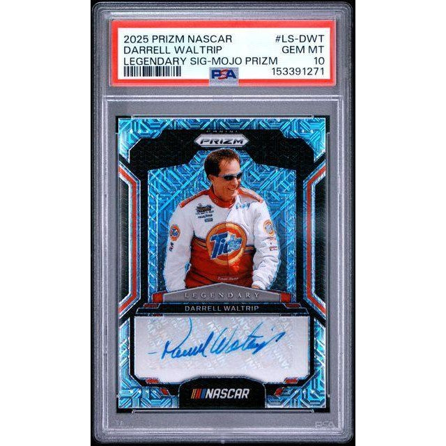 Darrell Waltrip 2025 Prizm NASCAR Legendary Sig MOJO #LS-DWT PSA 10