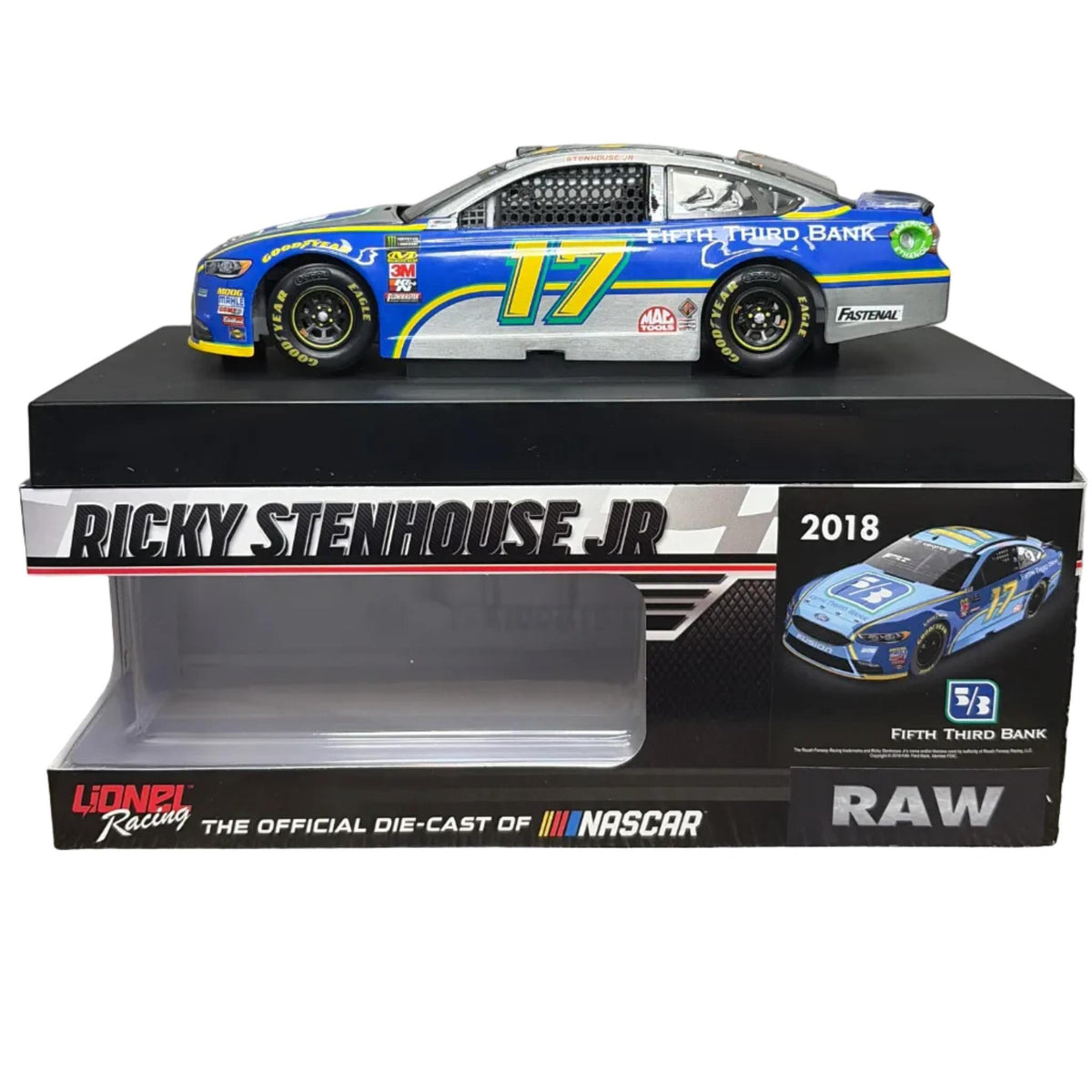 Die Cast 1:24 Scale: Ricky Stenhouse Jr #47 2018 Fifth-Third Bank Raw