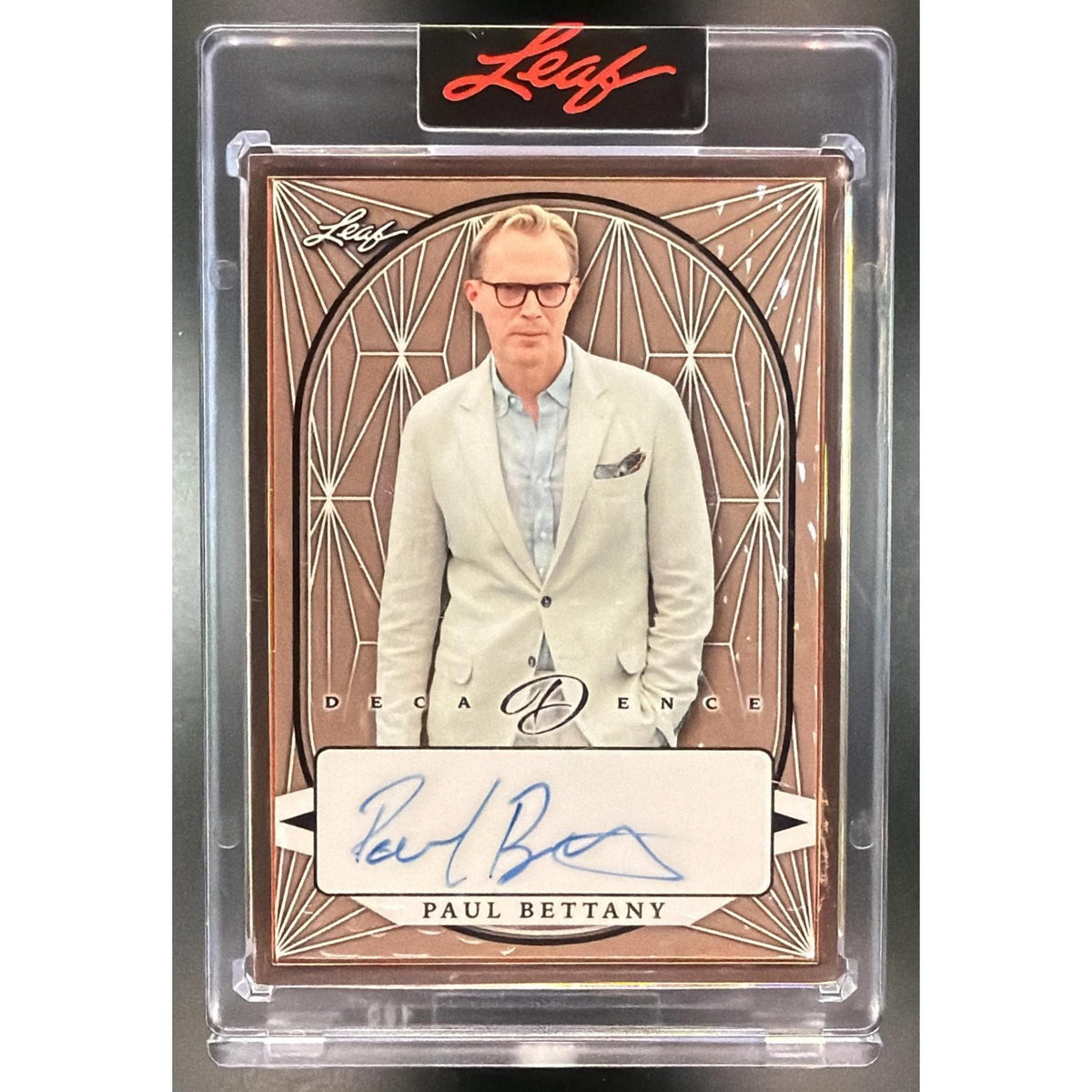 Paul Bettany 2023 Leaf #BA-PB1 Non-Graded Auto 3/5