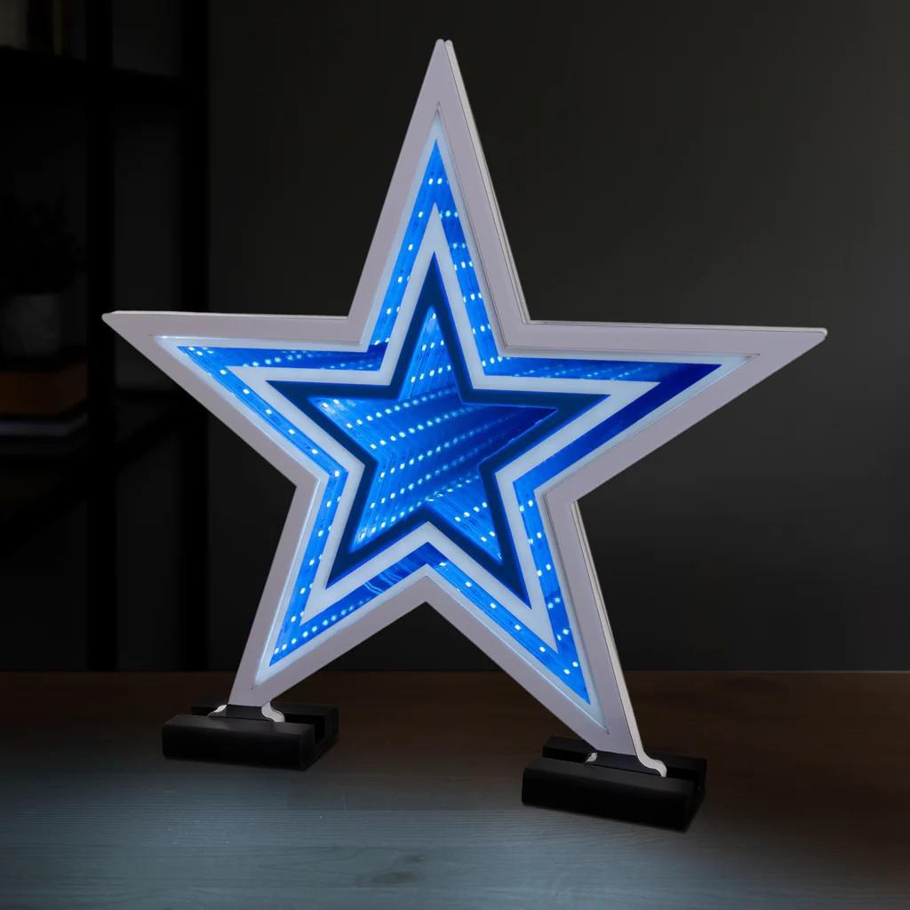 LED Infinity Logo Light: Dallas Cowboys