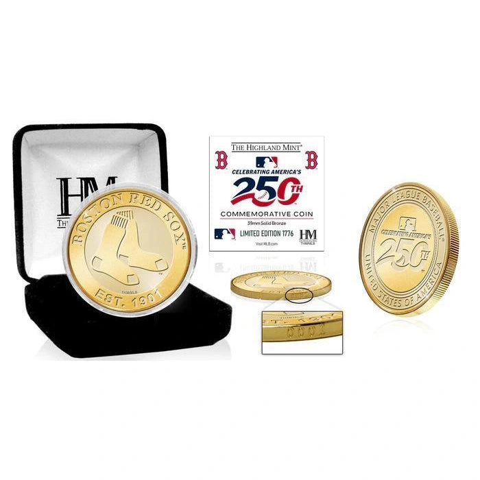 Boston Red Sox America 250th Anniversary Bronze Team Coin – Limited Edition