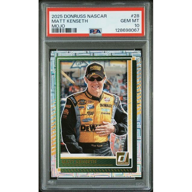Matt Kenseth 2025 Donruss NASCAR Mojo #28 PSA 10 GEM MINT