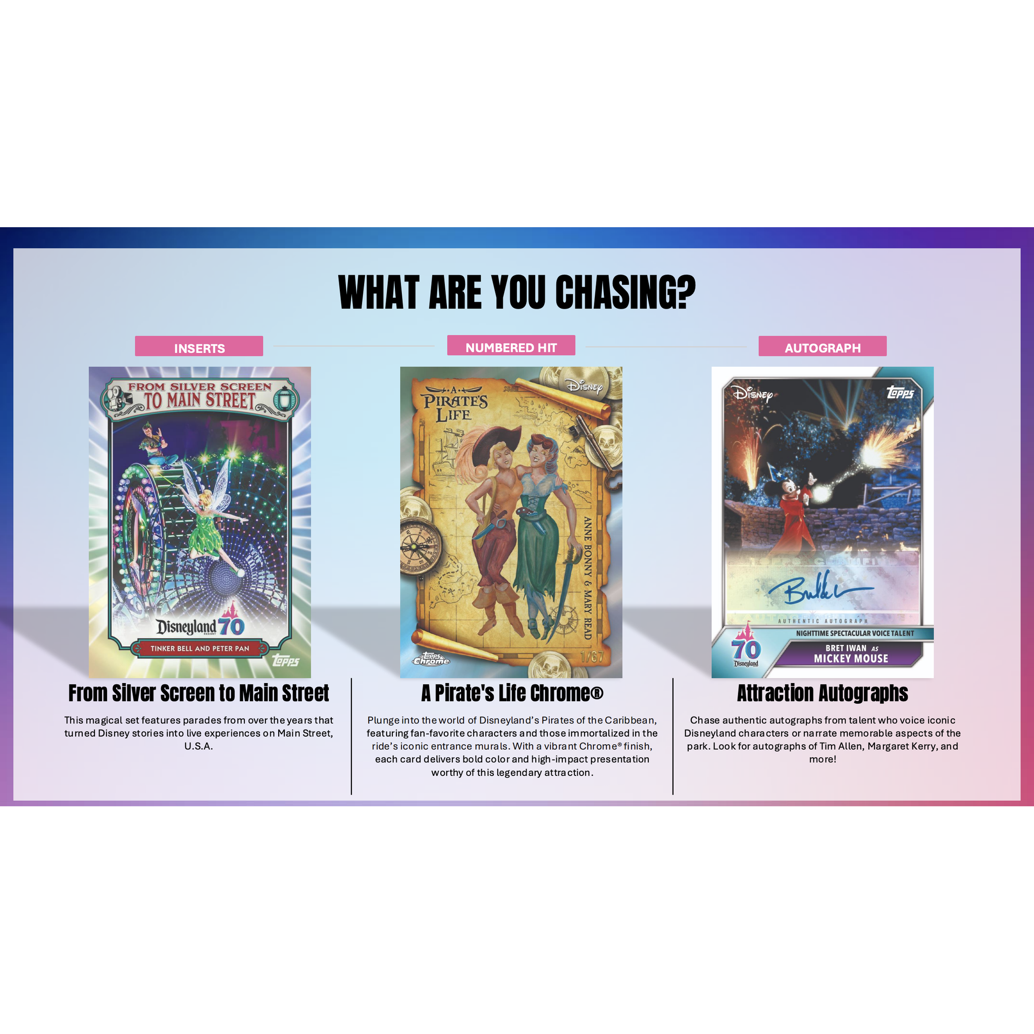 2025 Topps Disneyland 70th Anniversary Blaster Box