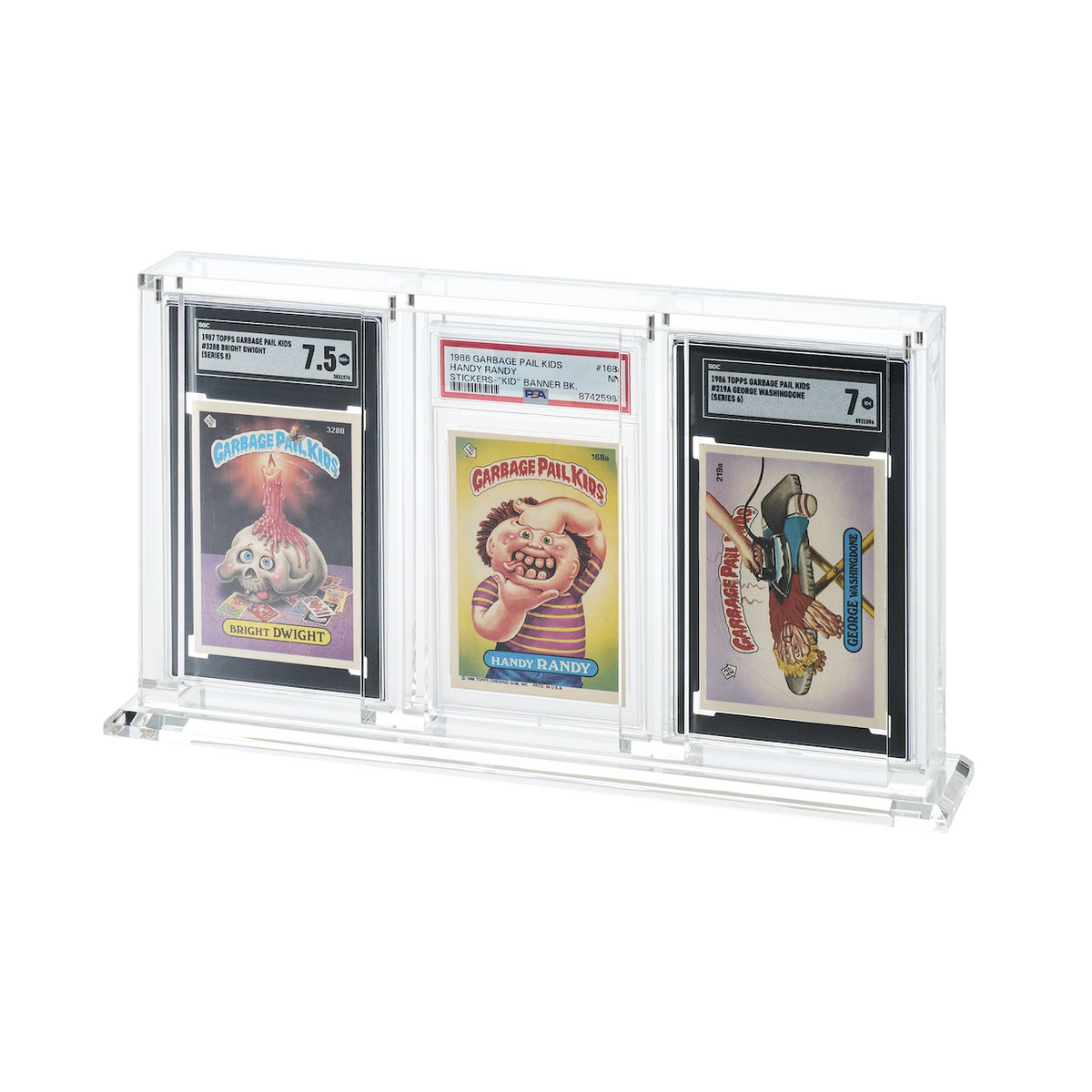 3 Slot Vertical Graded Acrylic Case