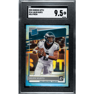 Jalen Hurts 2020 Donruss Optic Holo Prizm #164 SGC 9.5