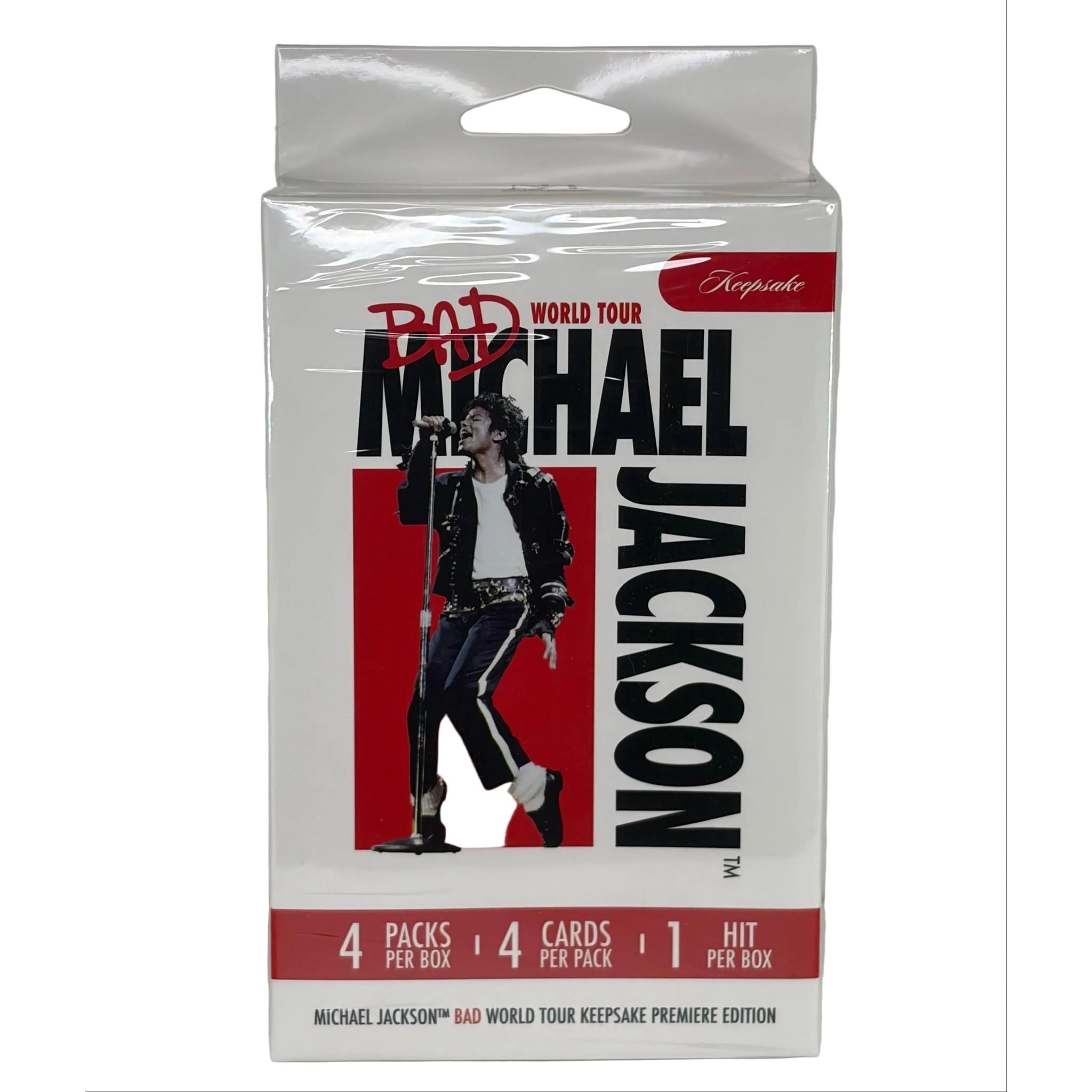 Michael Jackson Bad World Tour Keepsake Premiere Mini Box Hanger