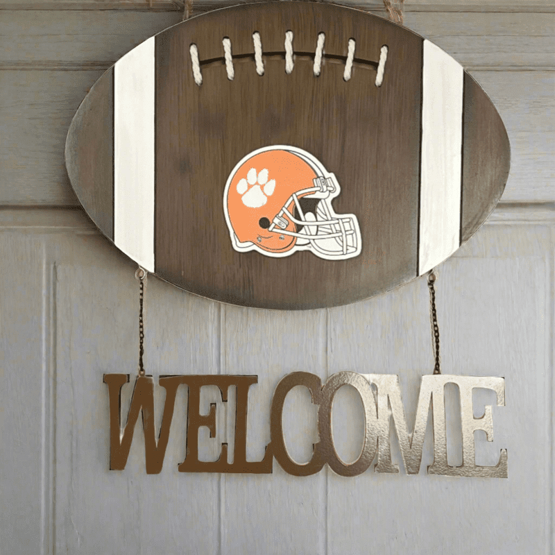 Sign: Clemson Tigers Football Welcome Sign