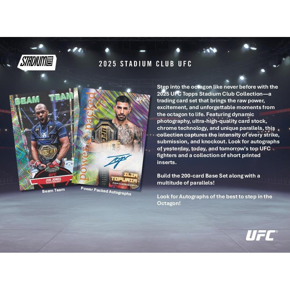 2025 Topps UFC Stadium Club Mega Box