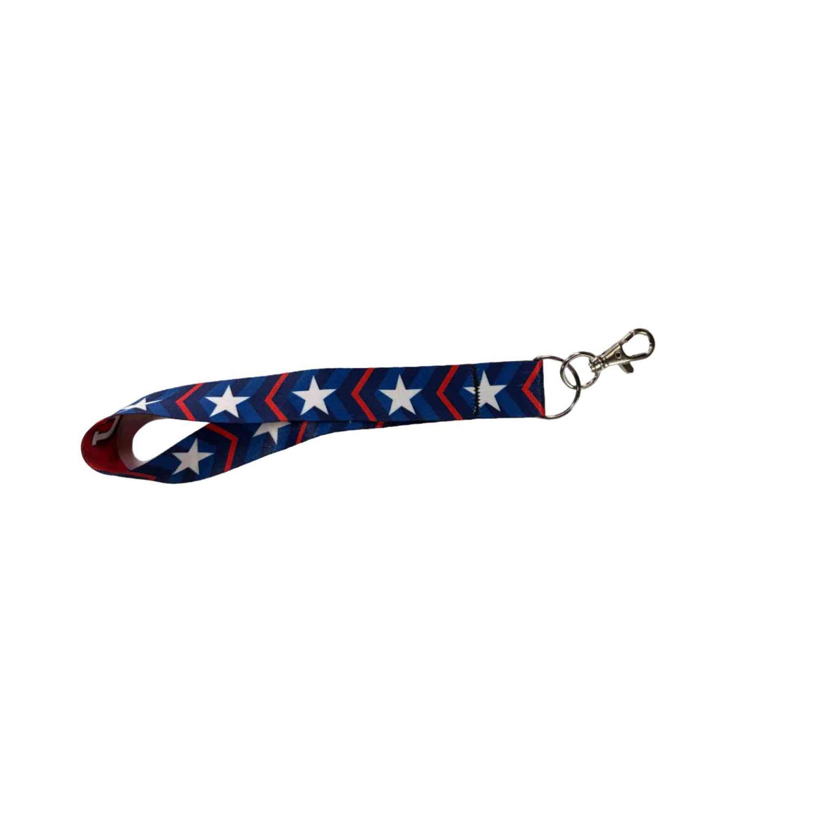 Patriotic USA / STARS Lanyard Key Strap 1"