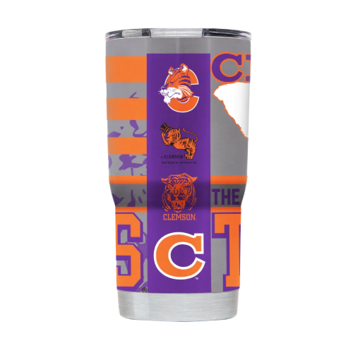 Tumbler: Clemson College Vault - 20oz