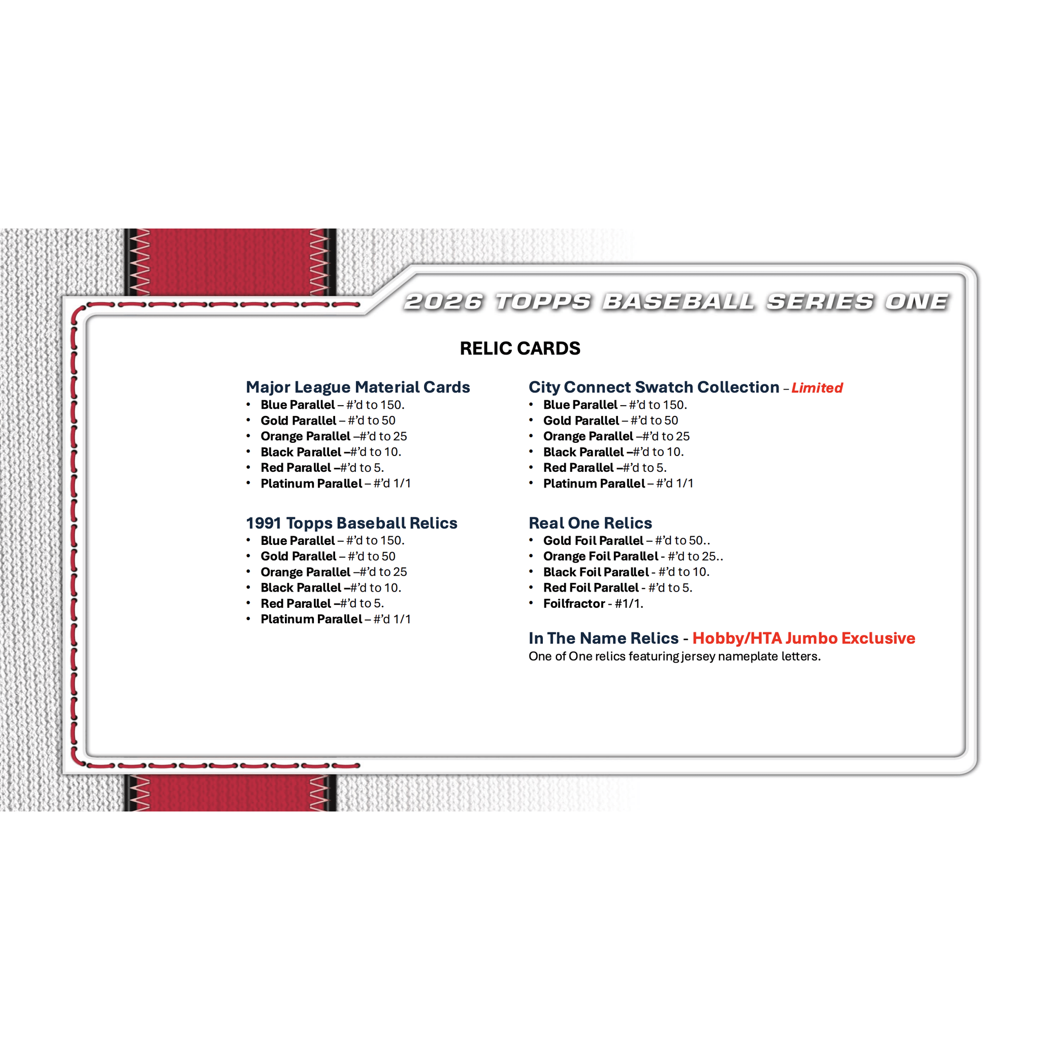 2026 Topps Series 1 Baseball Hobby Jumbo Box