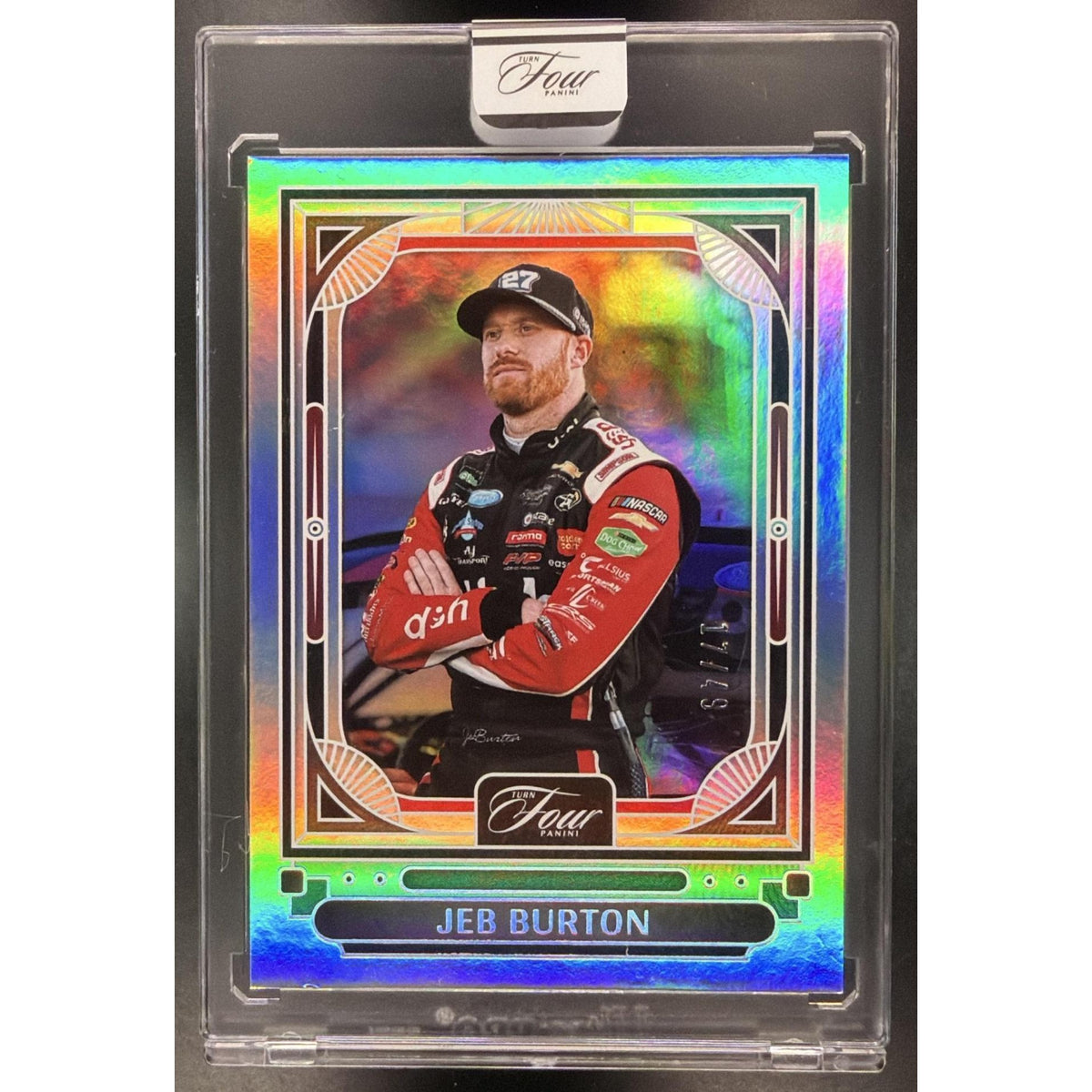 2026 Panini Four Racing Jeb Burton #52 17/49 Non-Graded