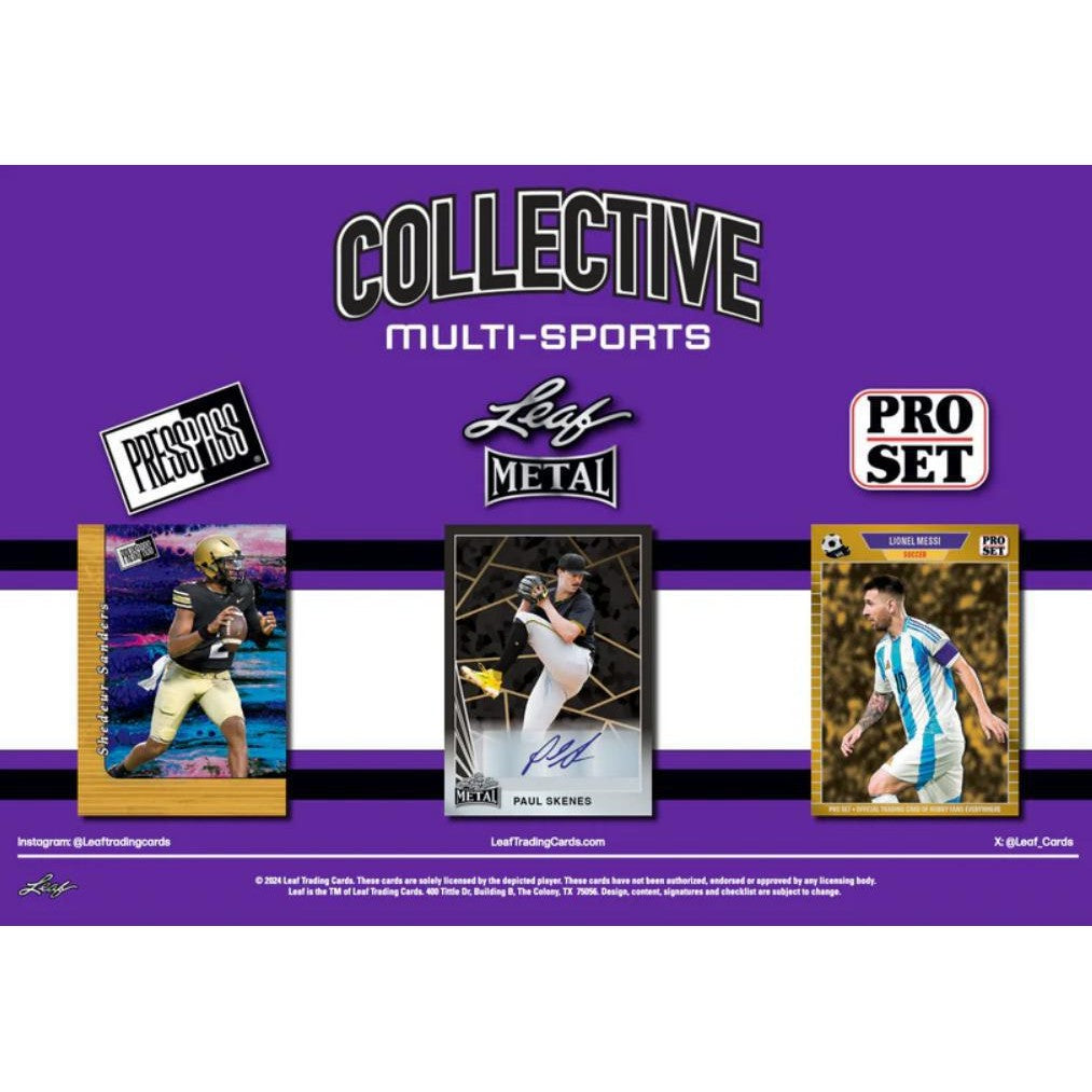 2024 Leaf Collective Multi-Sport Solo Autograph Pack