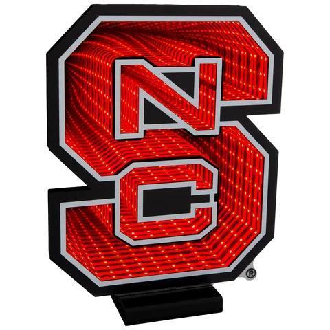 NC State Wolfpack LED Infinity Logo Light
