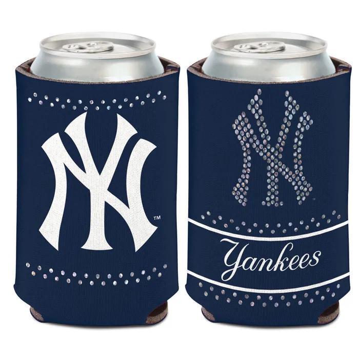 New York Yankees Bling 12oz Can Cooler – Officially Licensed MLB