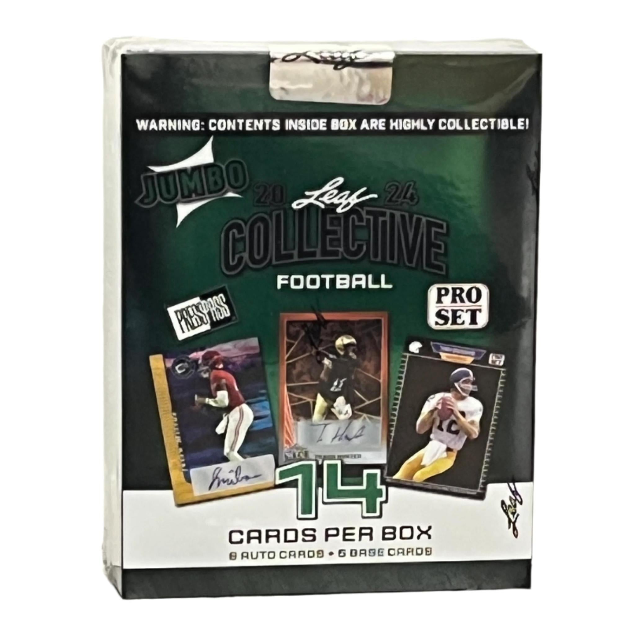 2024 Leaf Collective Football Jumbo Box